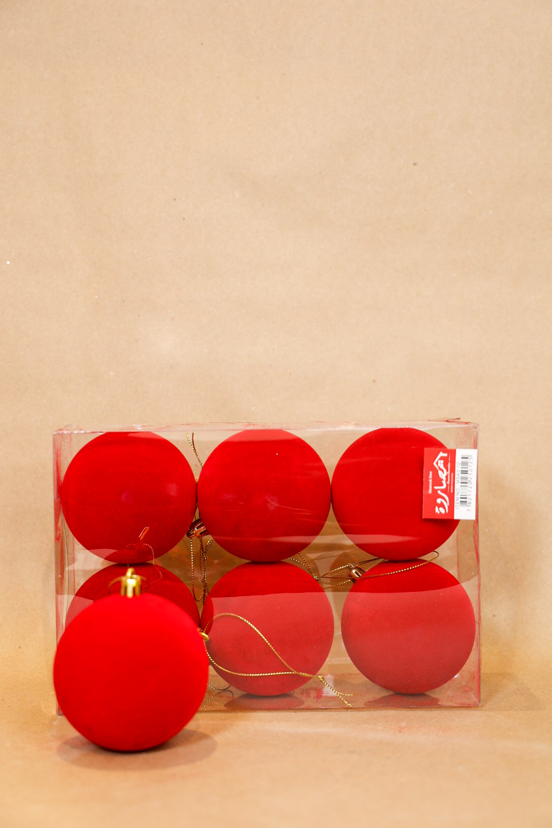 Velvet Red Balls Box