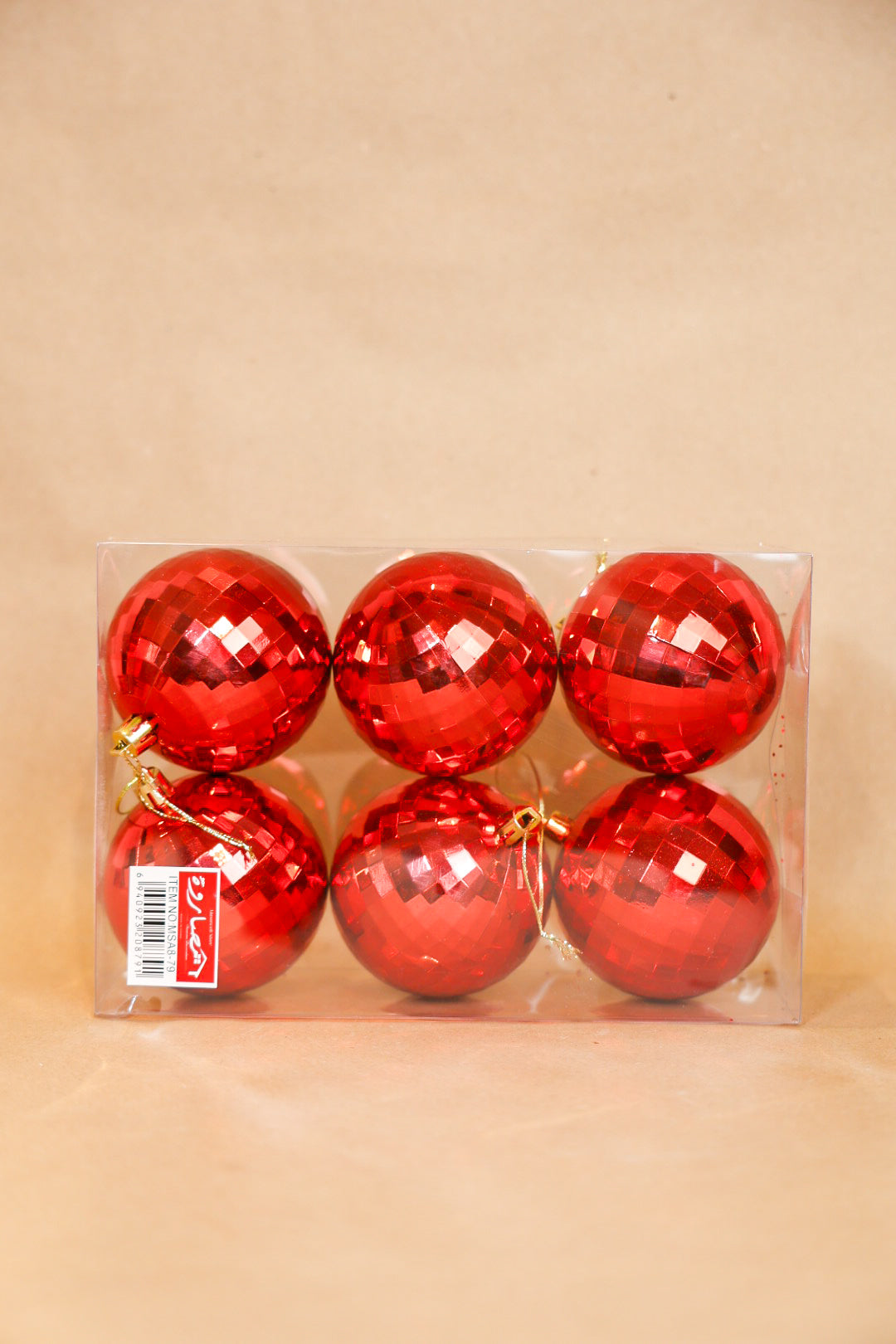8CM Disco Red Ball Box