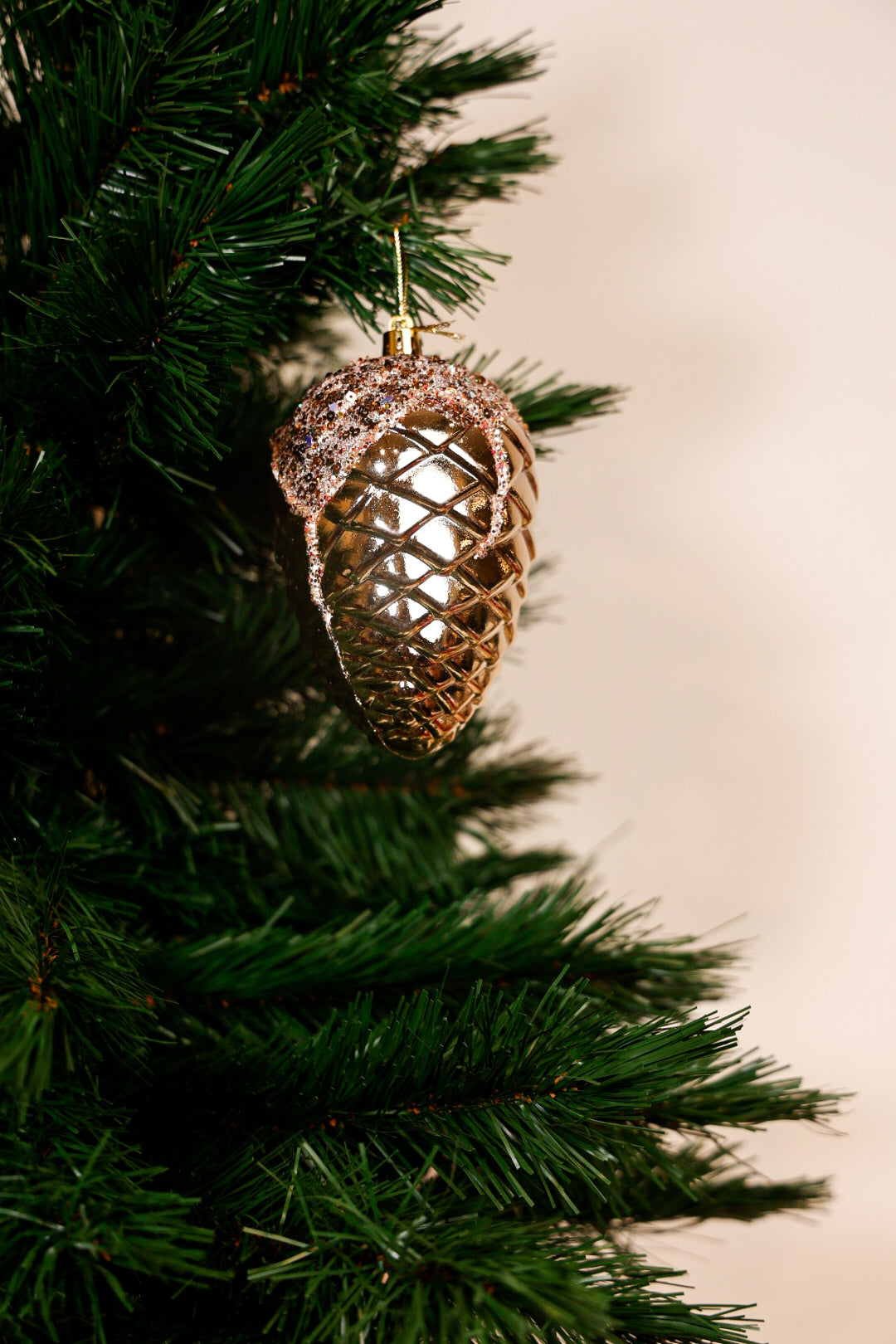 Plastic Pine Cone Orna