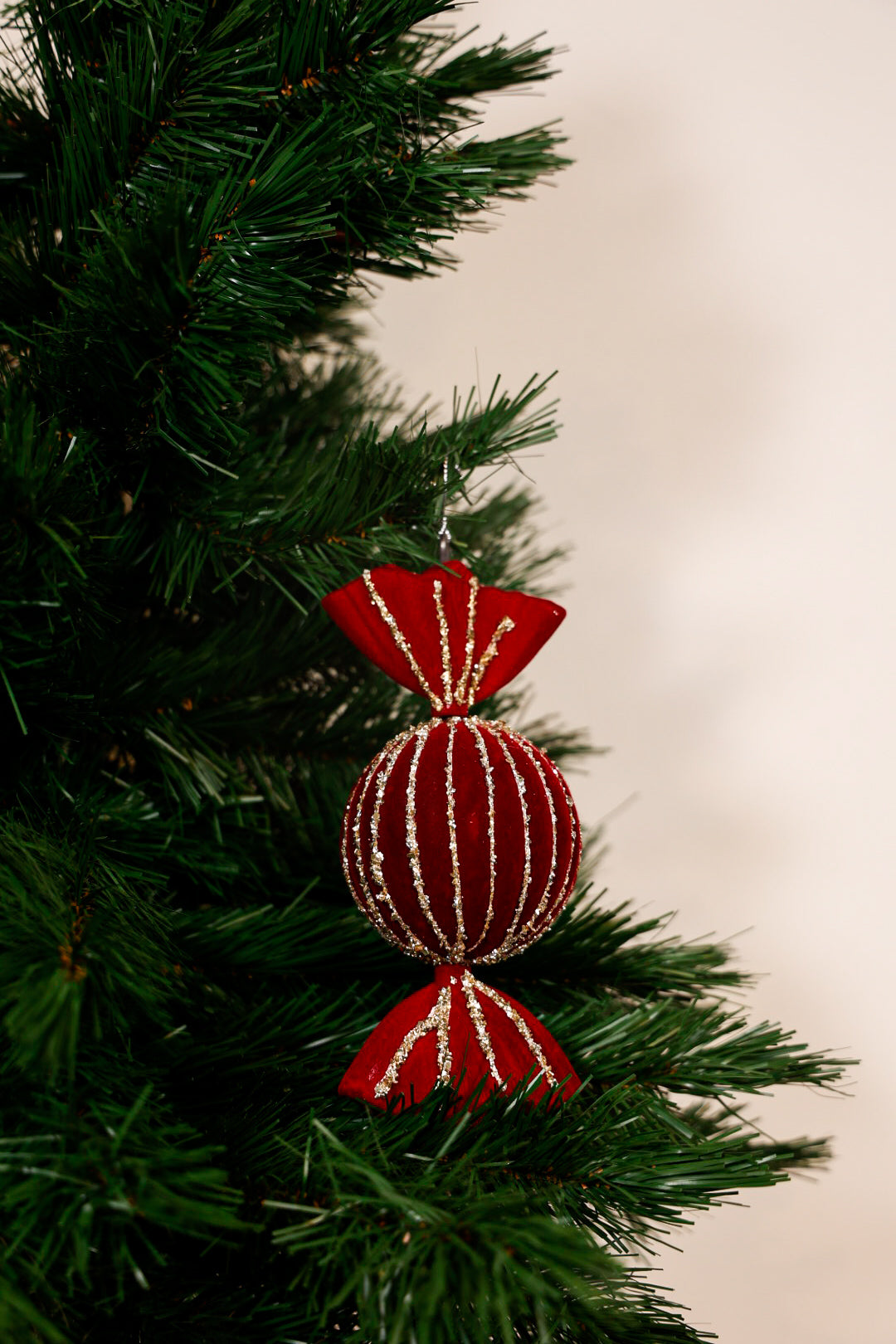 Candied Velvet Burgundy Ornament