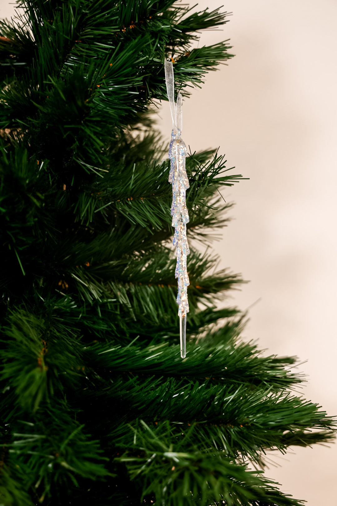 Iridescent Icicle Ornament