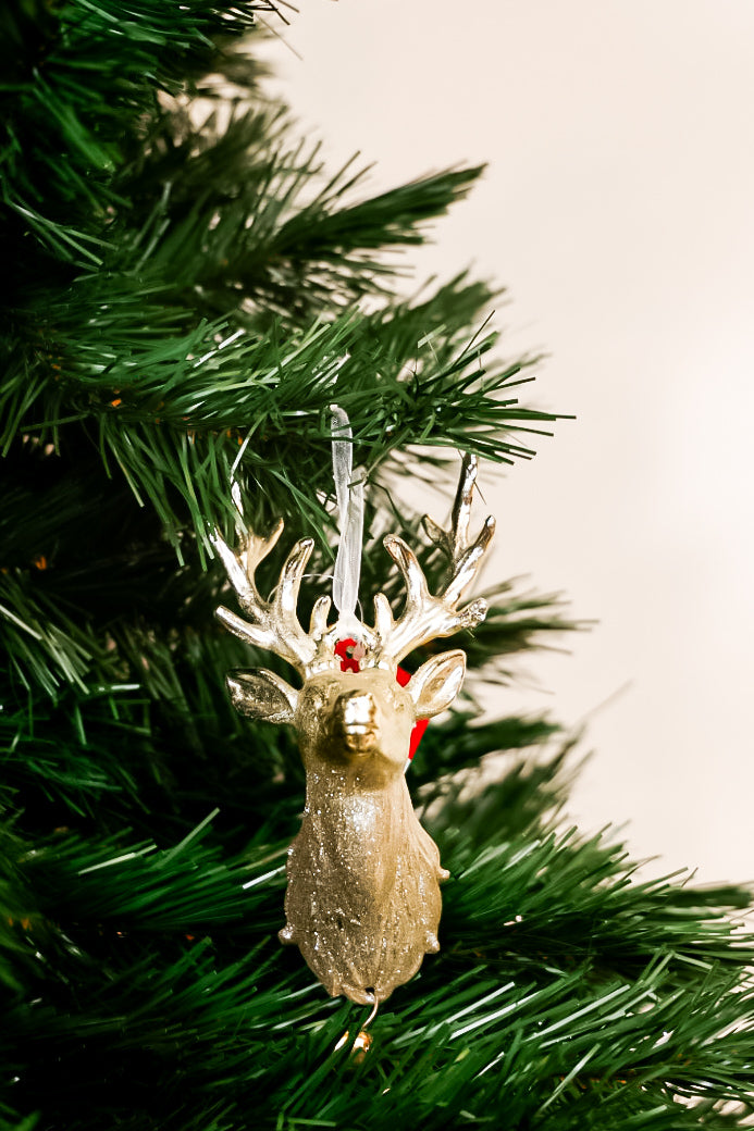 Reindeer Head Ornament