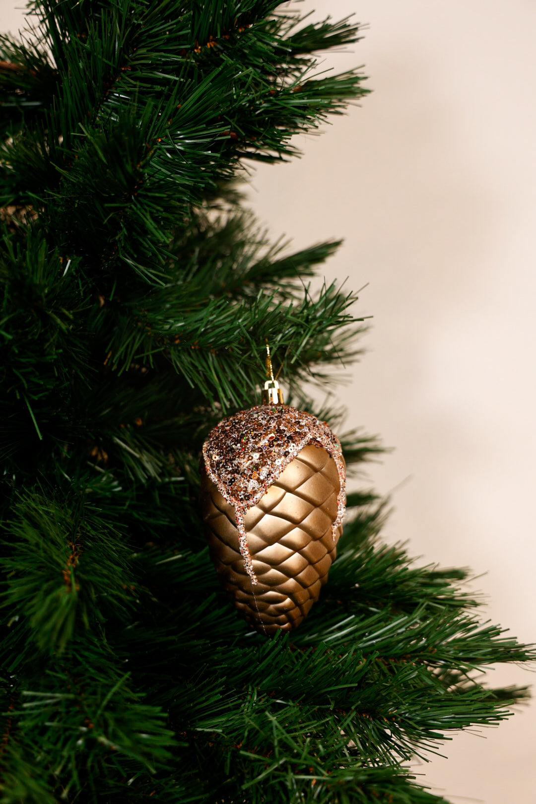 Plastic Pine Cone Orna