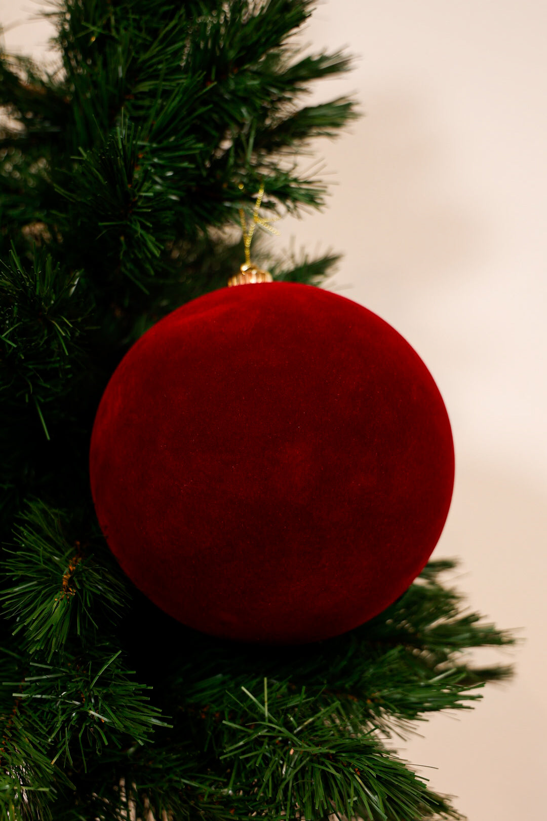 Large Velvet Burgundy Ball