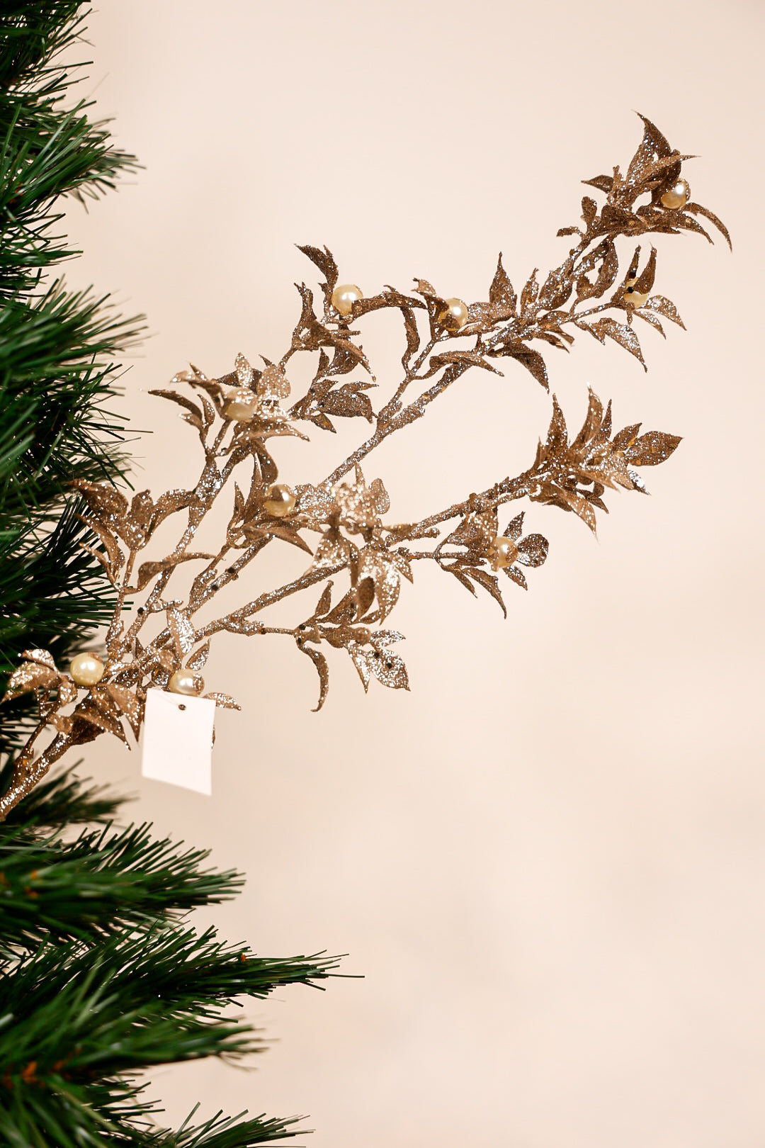 Champagne With Pearls Tree Spray