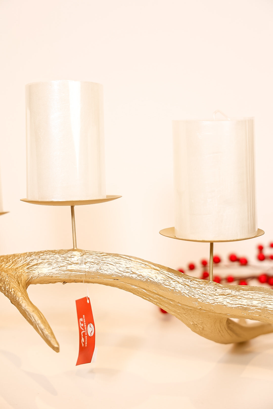Large Antler Centerpiece Candle Holder
