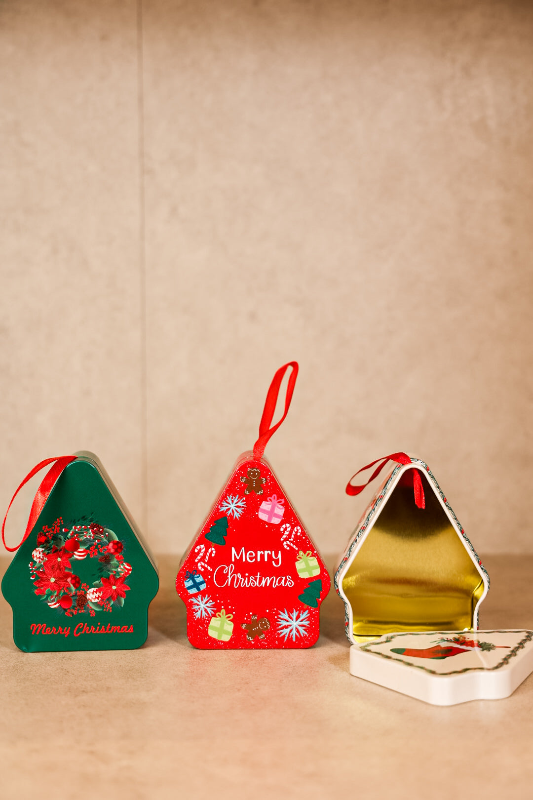 Christmas Ornament Metal Box