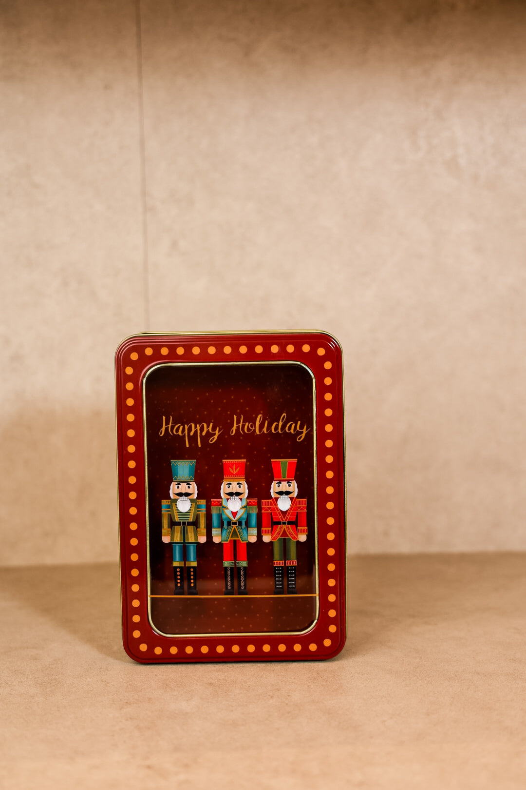 Christmas Nutcracker Metal Box