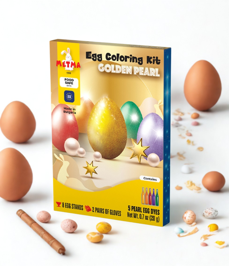 Golden Pearl Egg Coloring Kit
