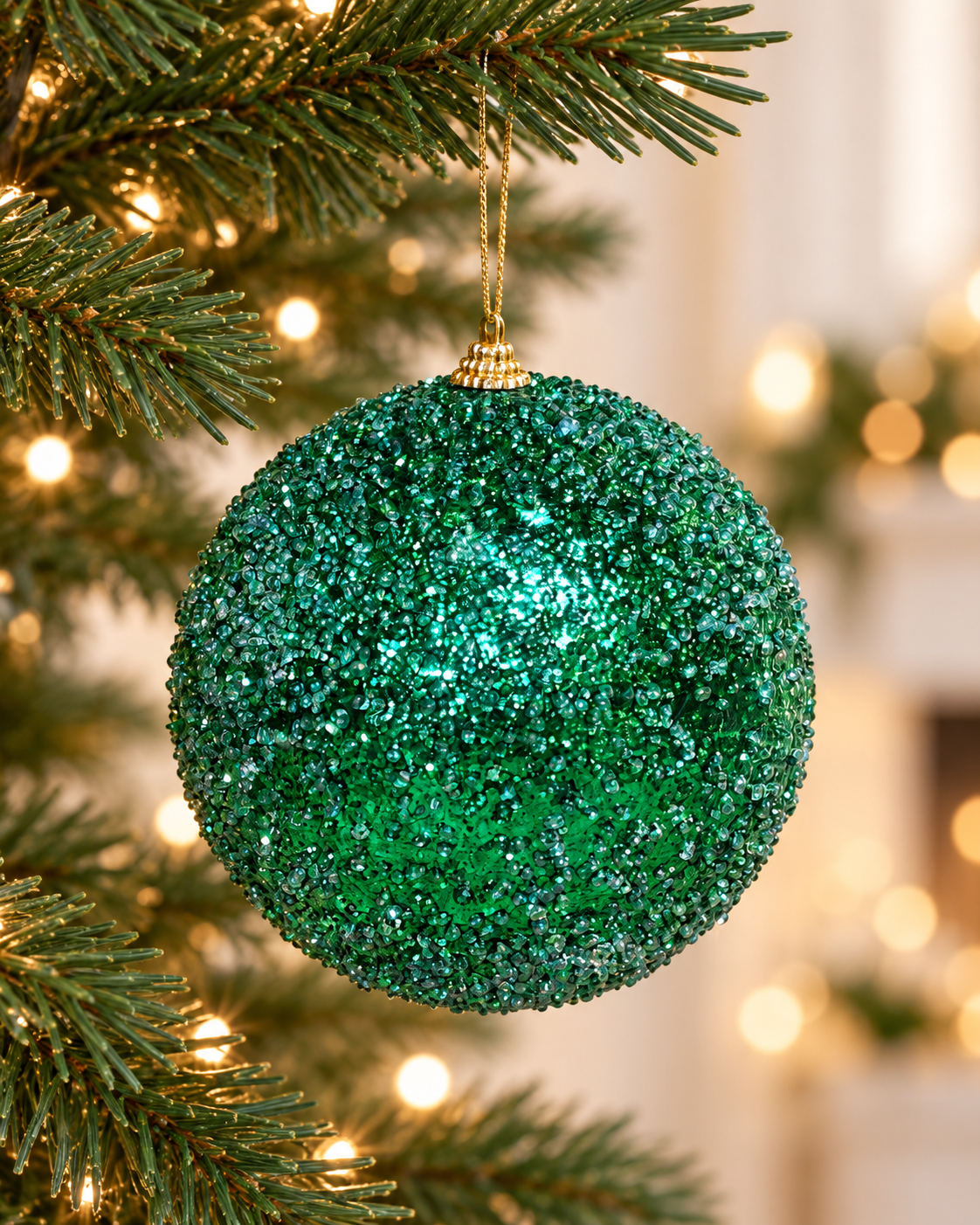 15cm Green Ball Christmas