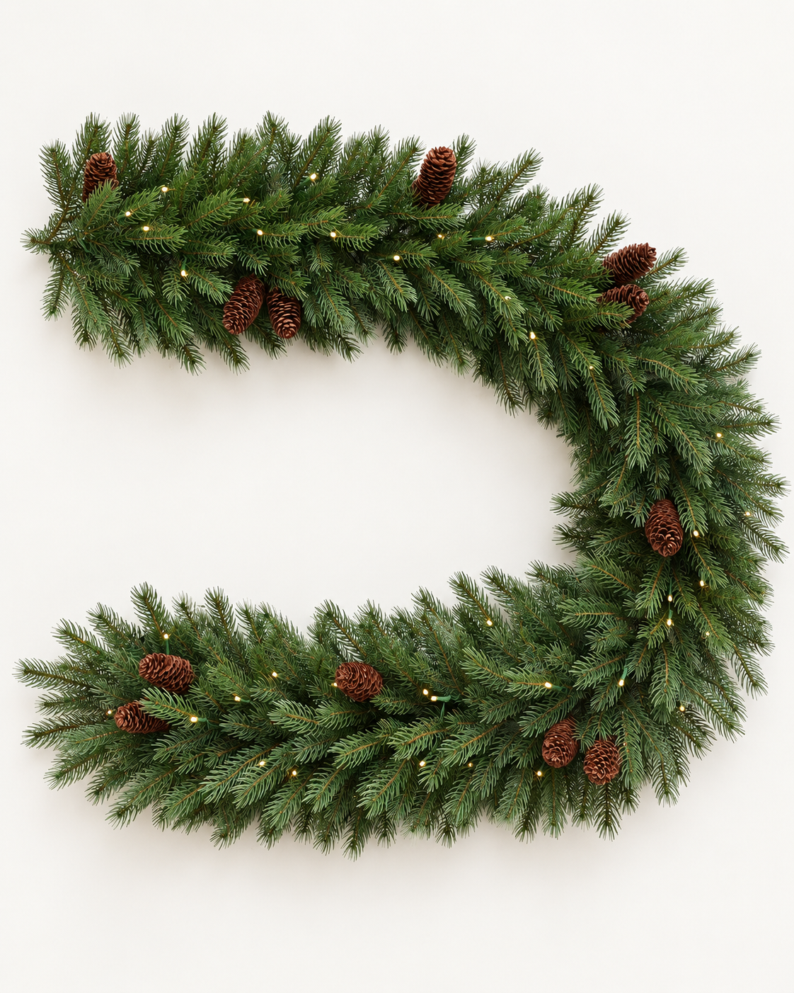 Pre-Lit Spruce 180CM MIX Garland