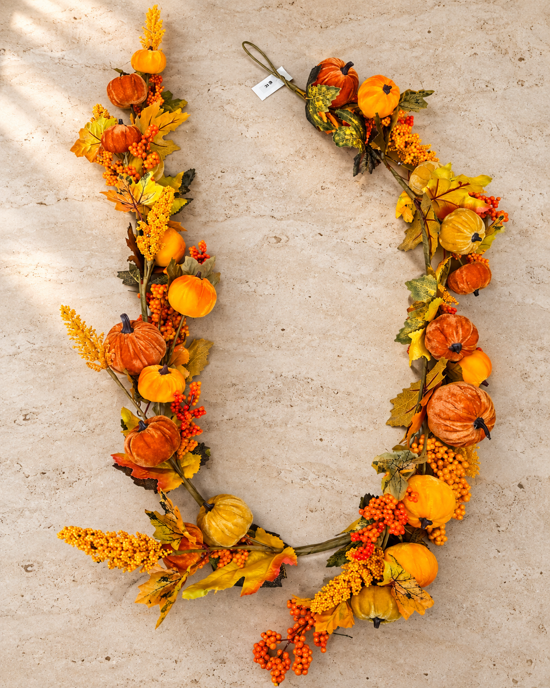 Autumn Garland Pumpkin leafs