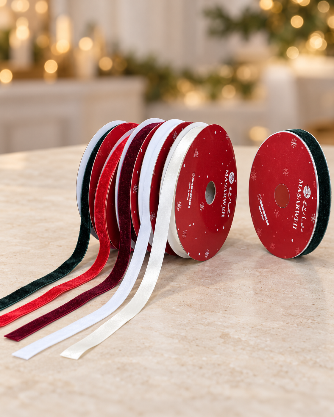 1CM 9Meters Velvet Ribbon