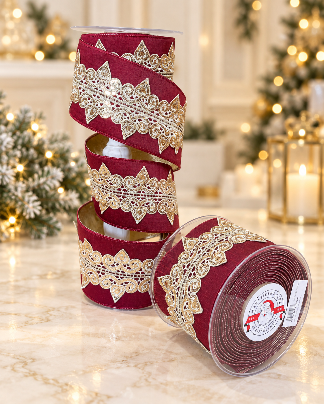 Burgundy Ribbon