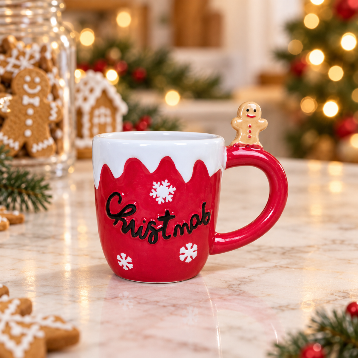 Gingerman Red Mug