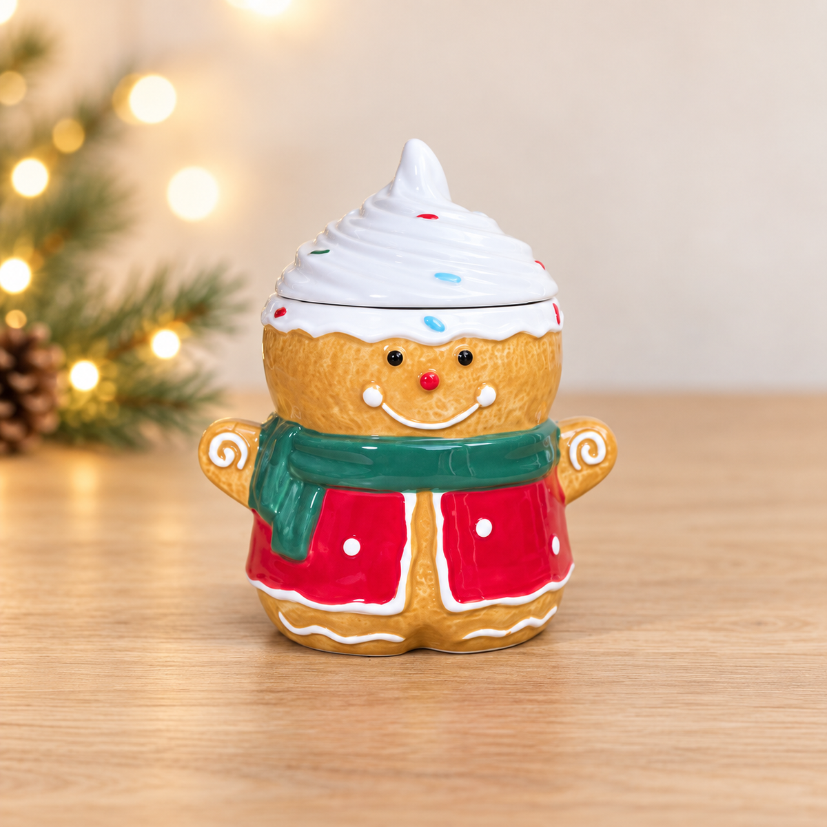 Gingerbread Sugar Bowl Ceramic