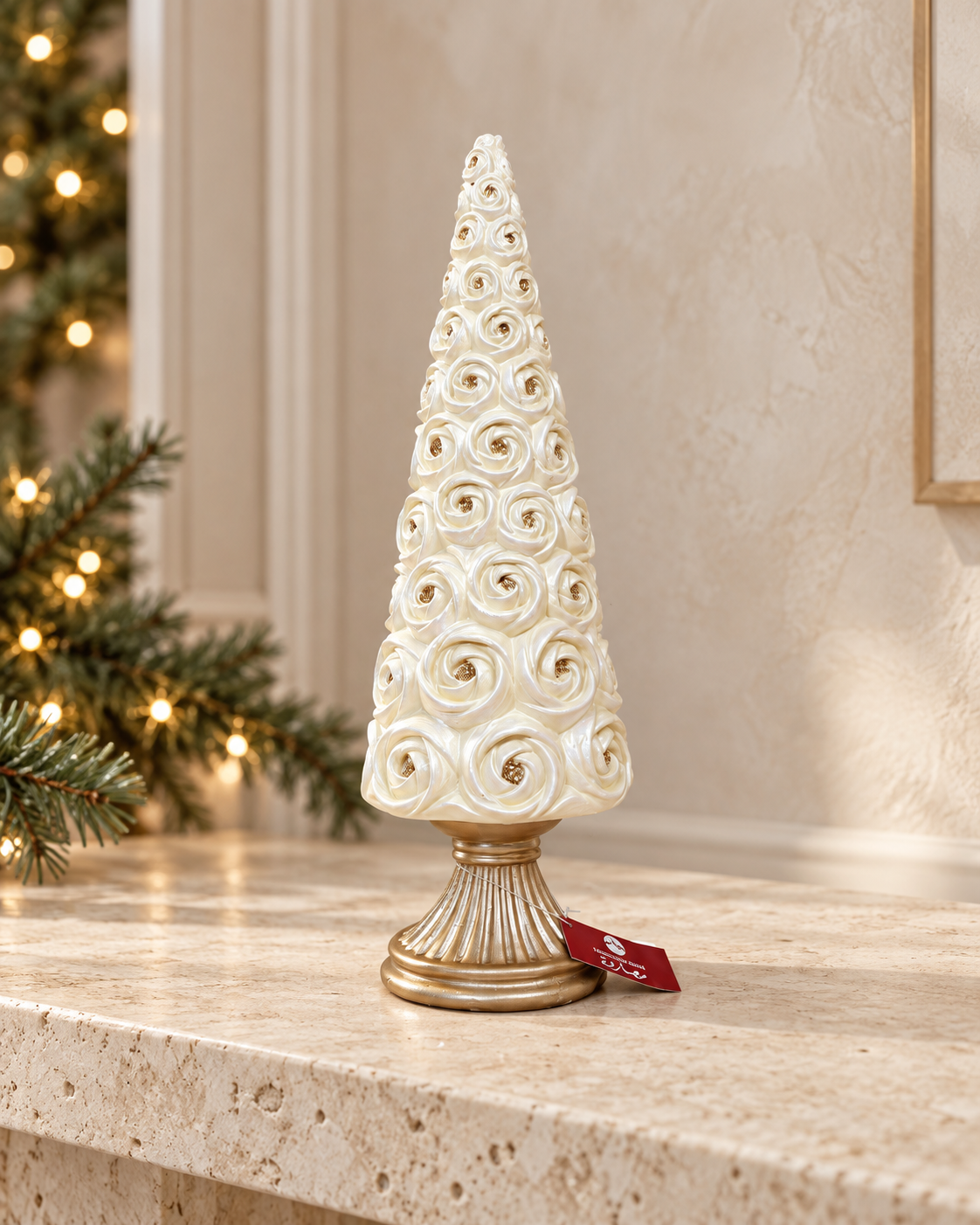 Beige Tree Crystals Polyresin Gift