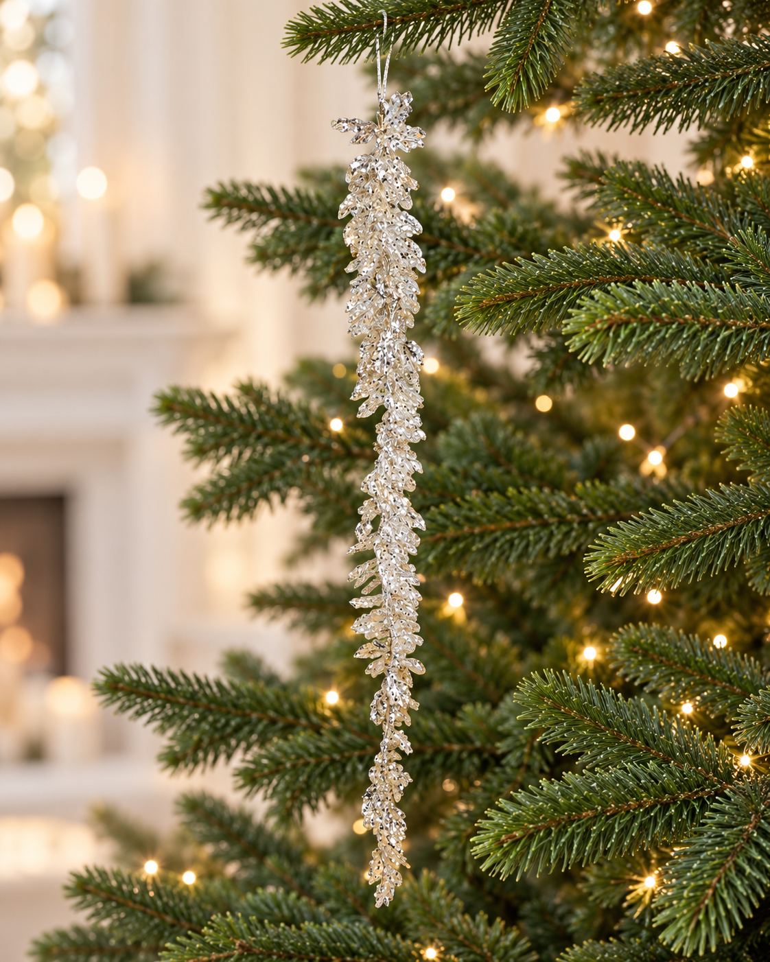 Crystals Drop Christmas Ornament