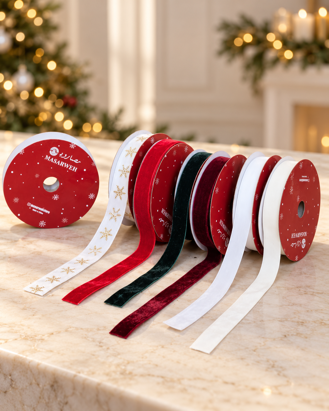 2CM 9Meters Velvet Ribbon