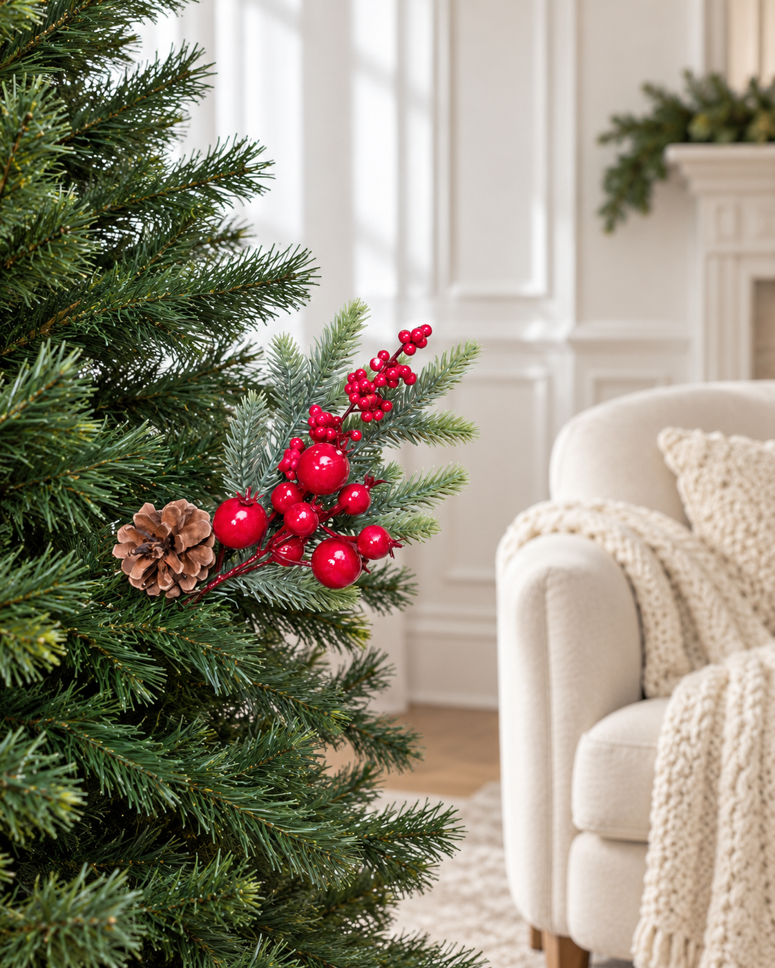 Berry Spruce Tree Pick