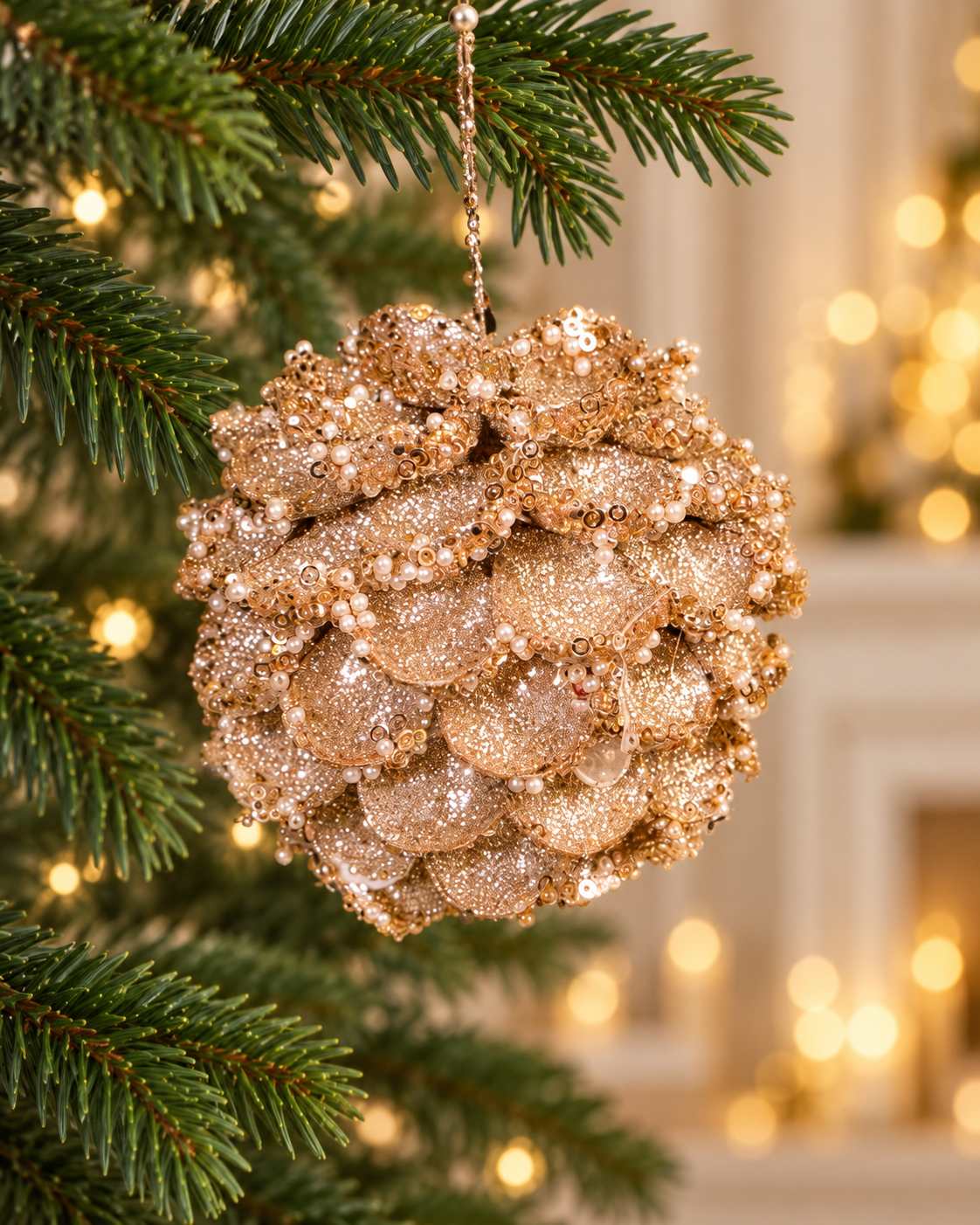 12cm Christmas Cone Ball