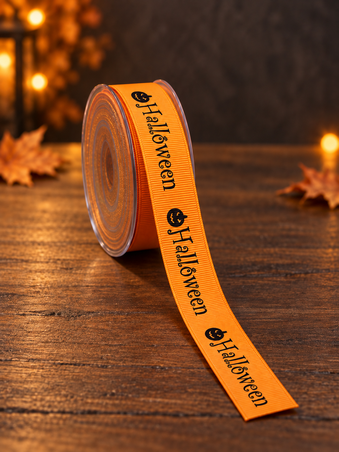 Orange Halloween Ribbon