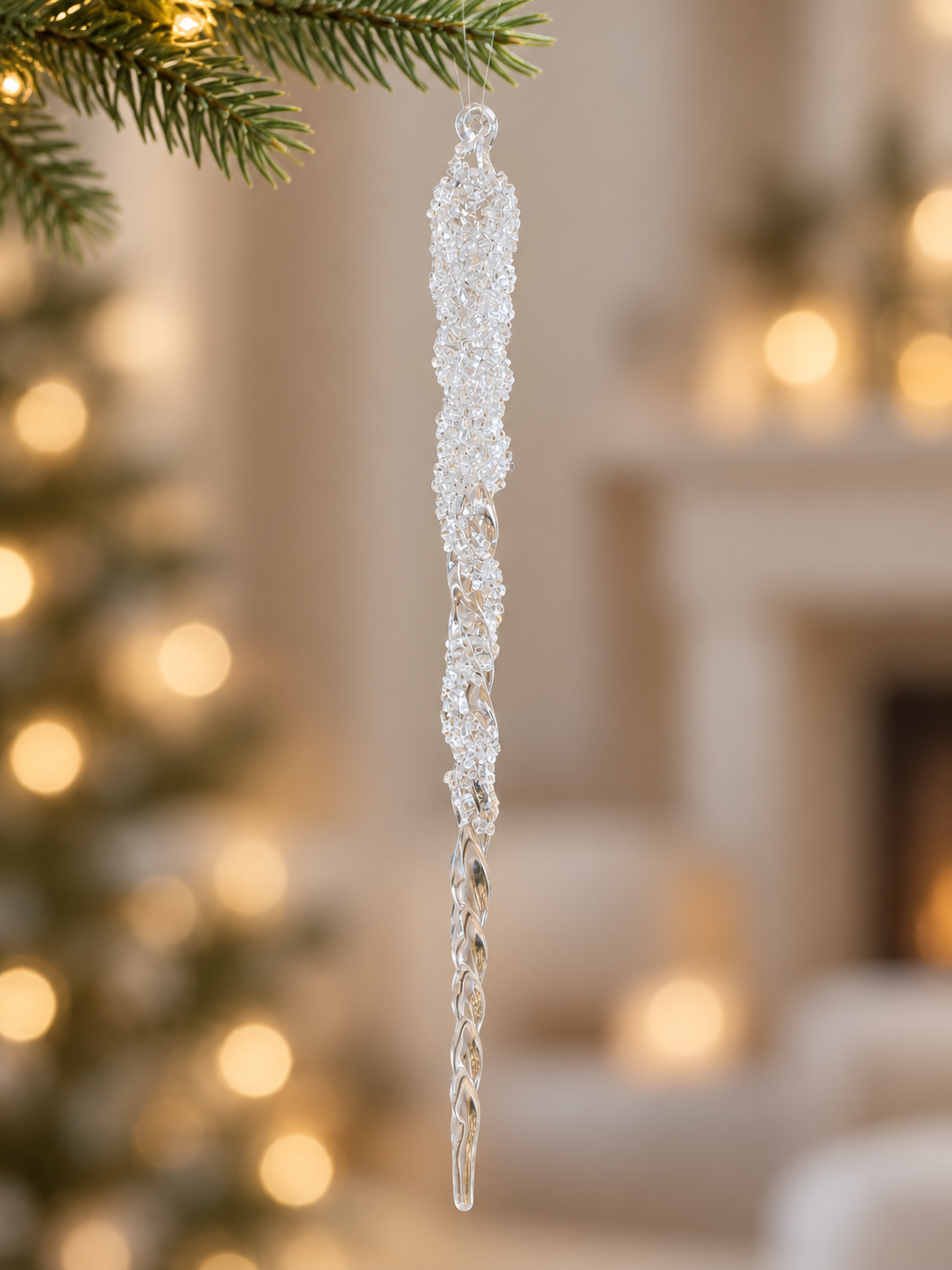 Large Icicle Tree Ornament