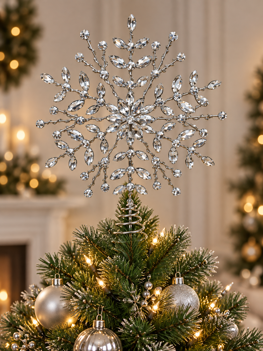 Crystal Treetop Star