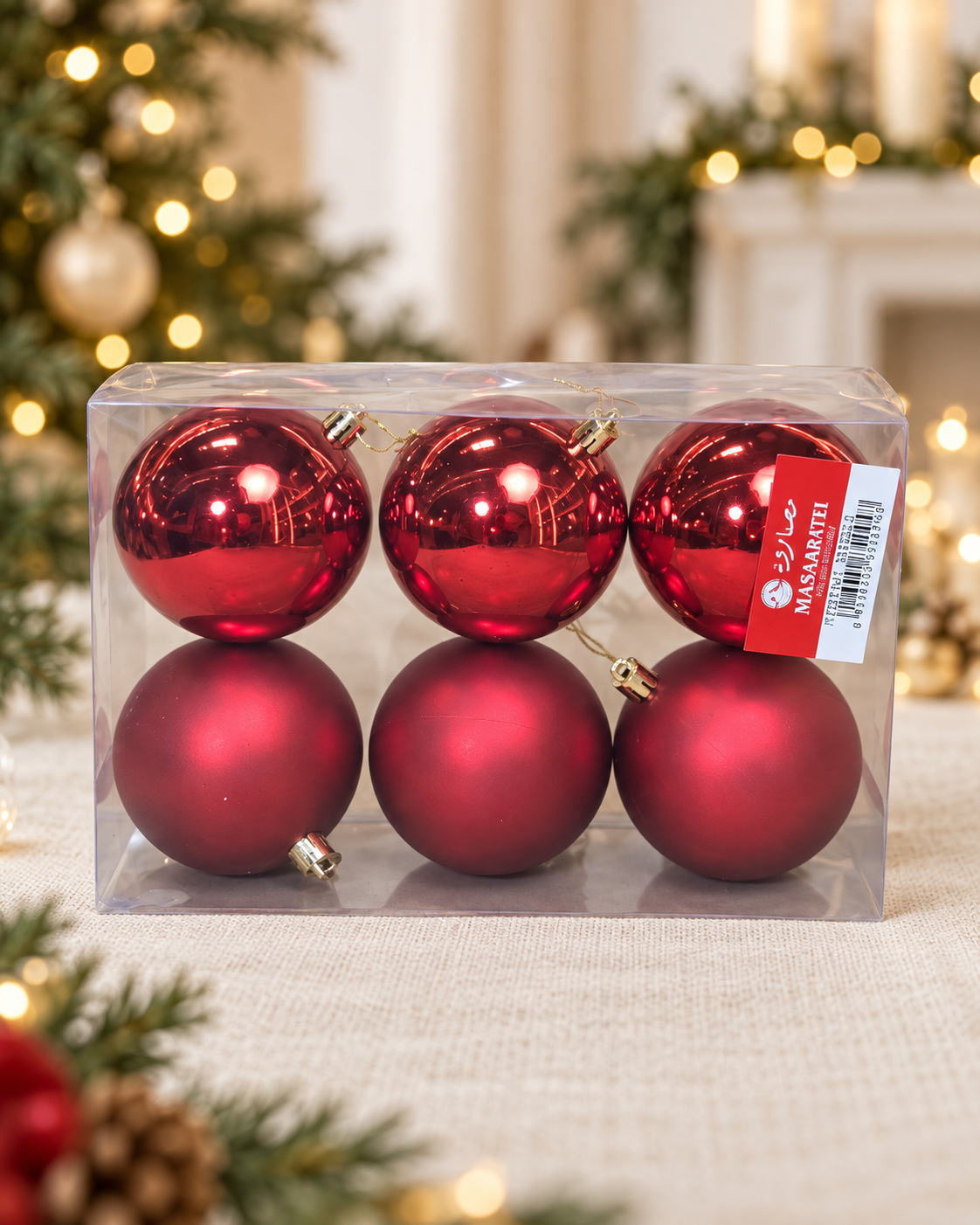 8cm Balls Red pack