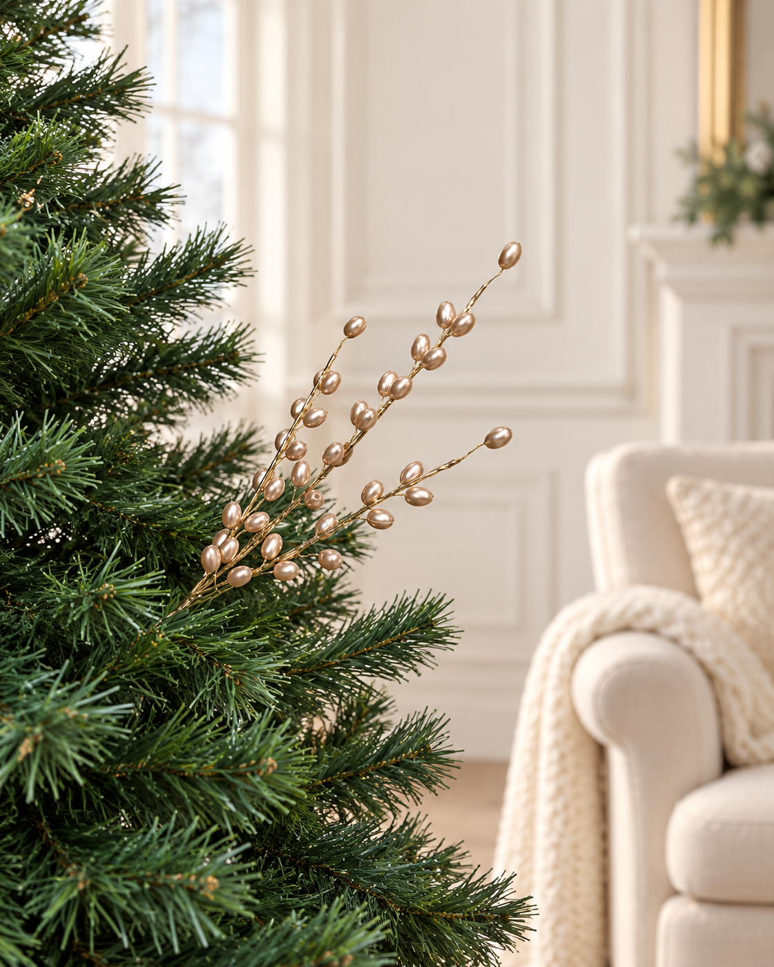 Pearls Champagne Tree Pick