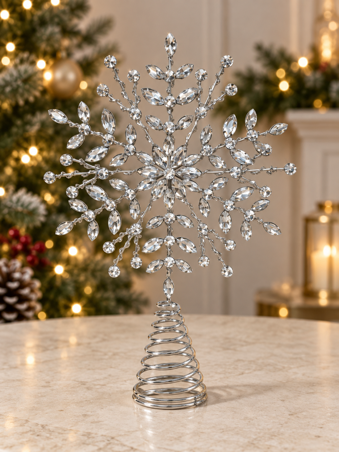 Crystal Treetop Star