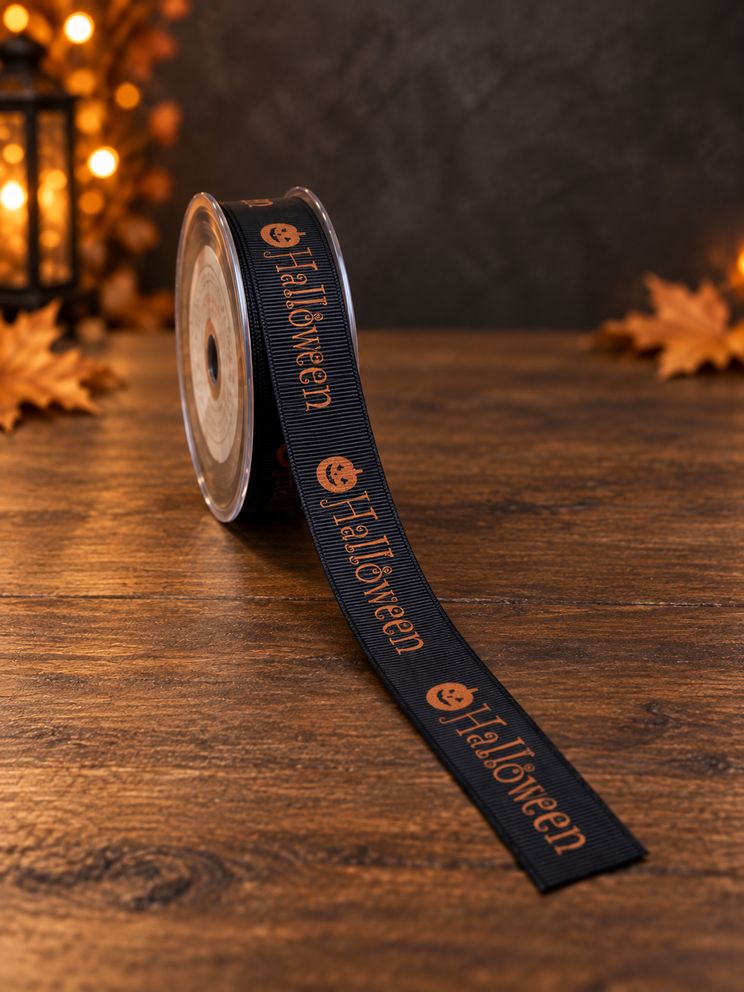 Black Halloween Ribbon