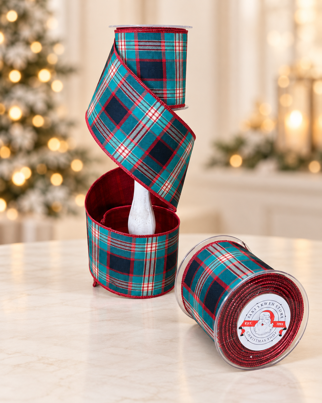 Plaid Checks Ralph Lauren Ribbon