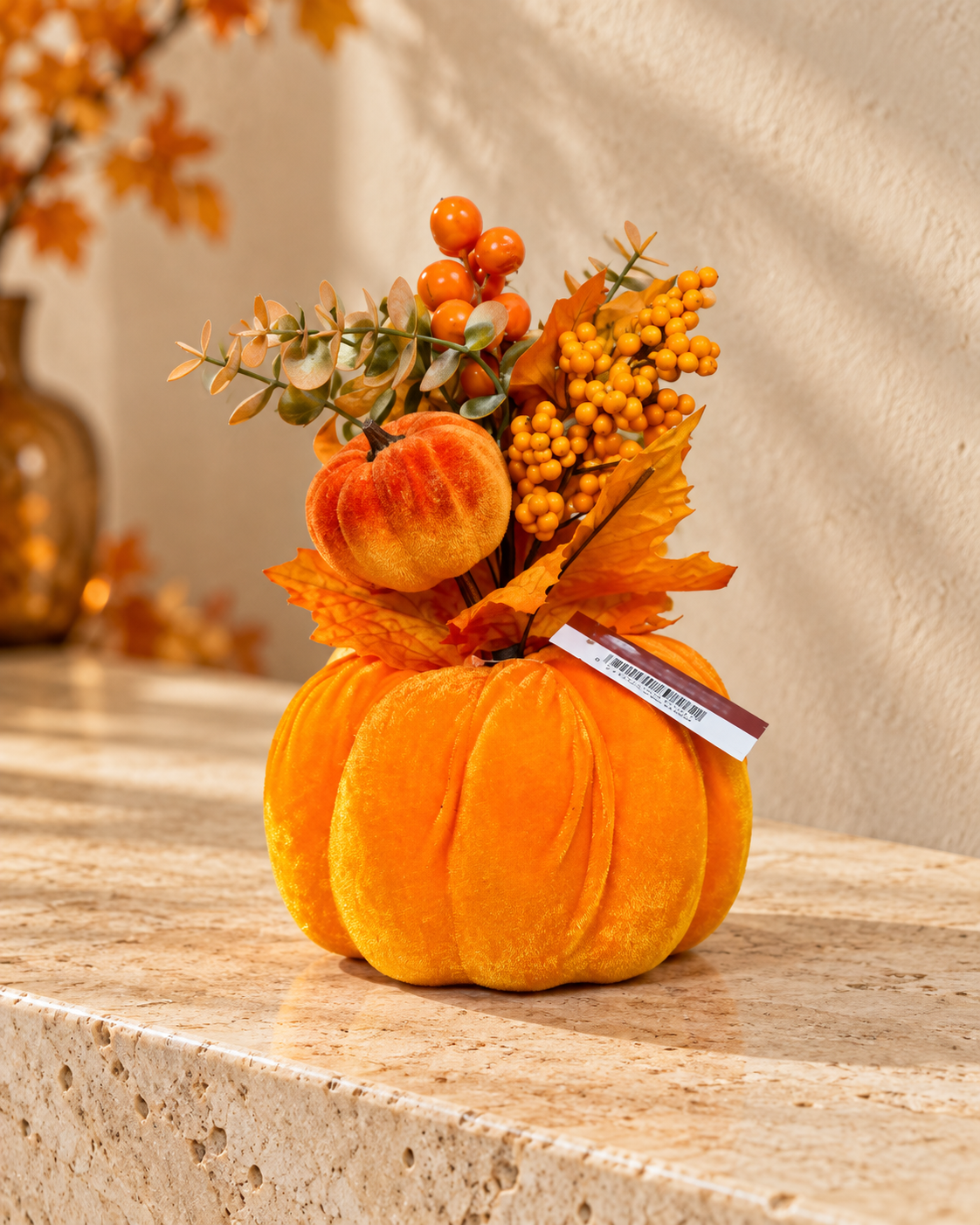 Autumn Decorated Pumpkin