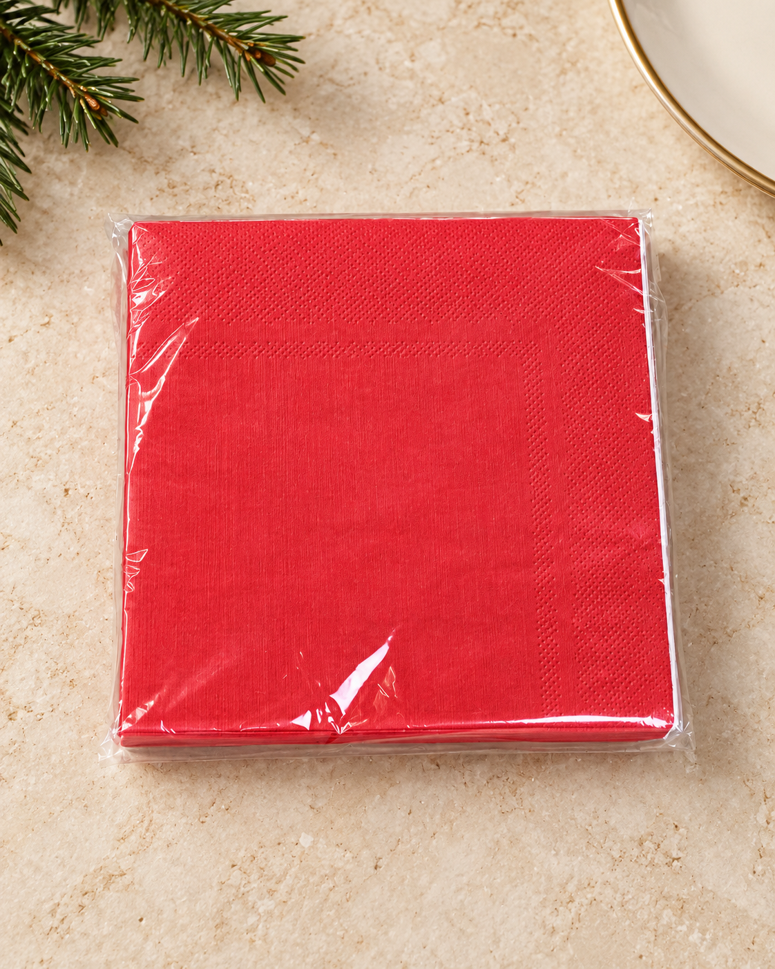 Plain Red Napkin