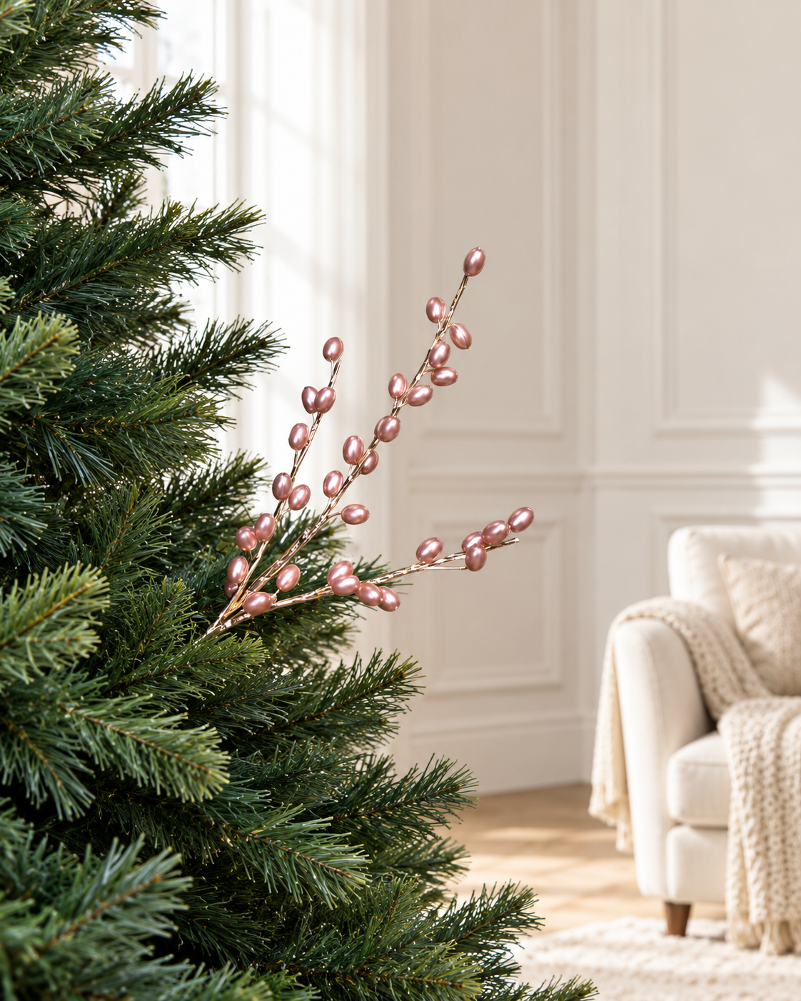 Rosegold Pearls tree Pick