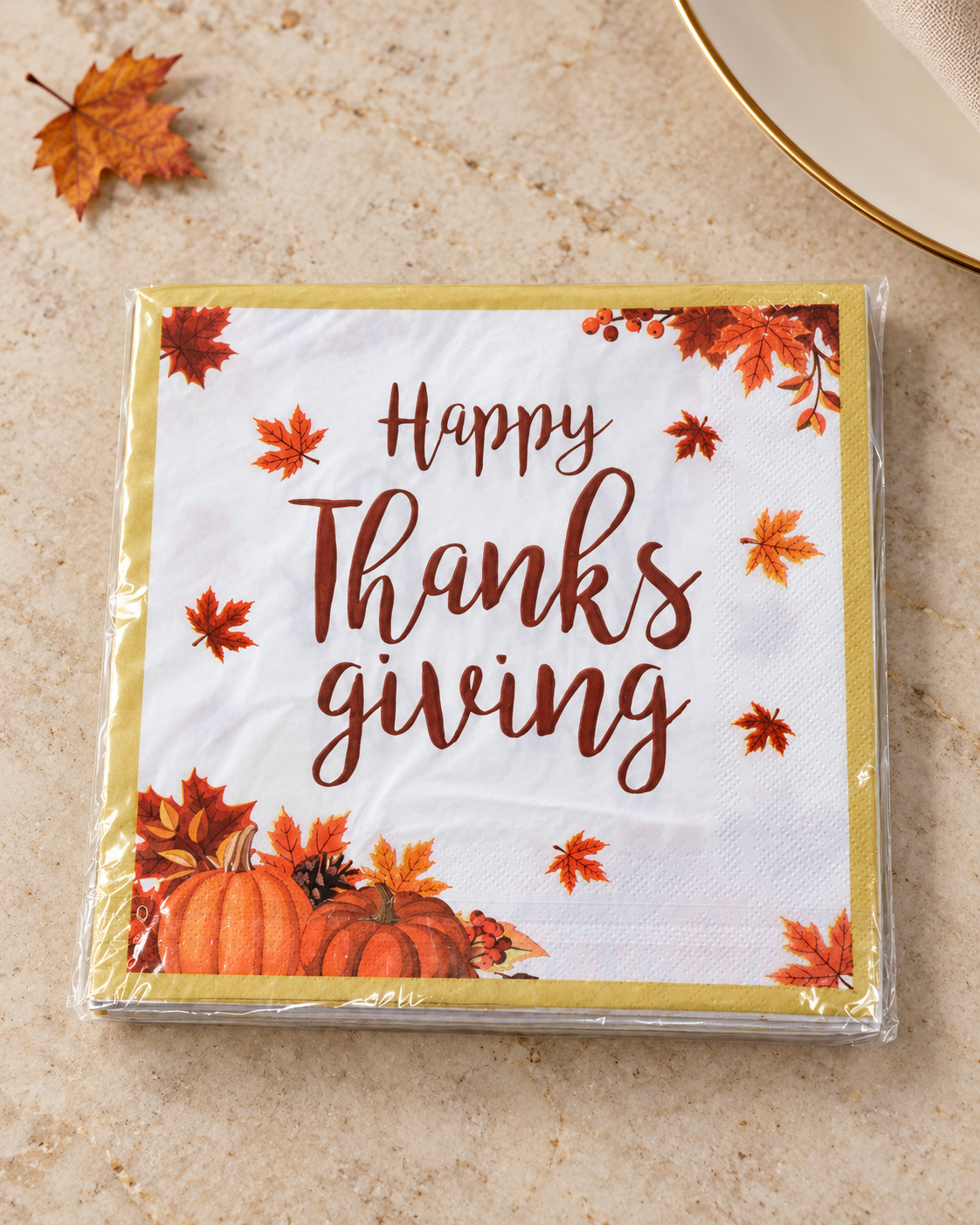 Thanks Giving pumpkin Autumn Napkin