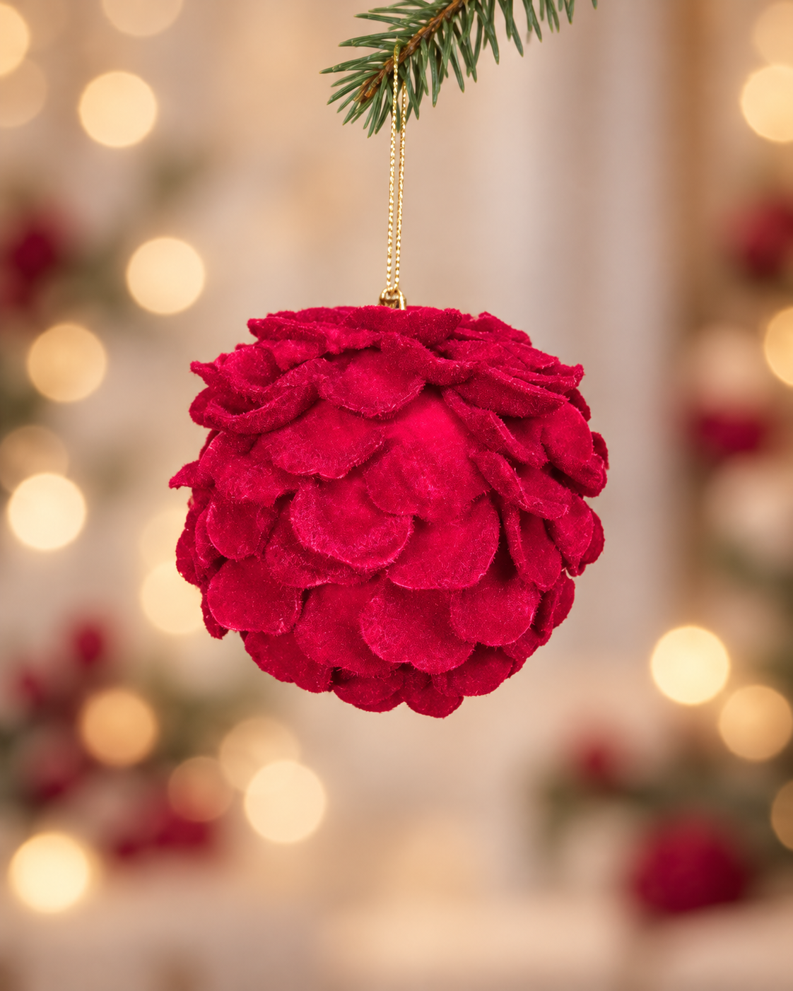 10cm Red Velvet Ball