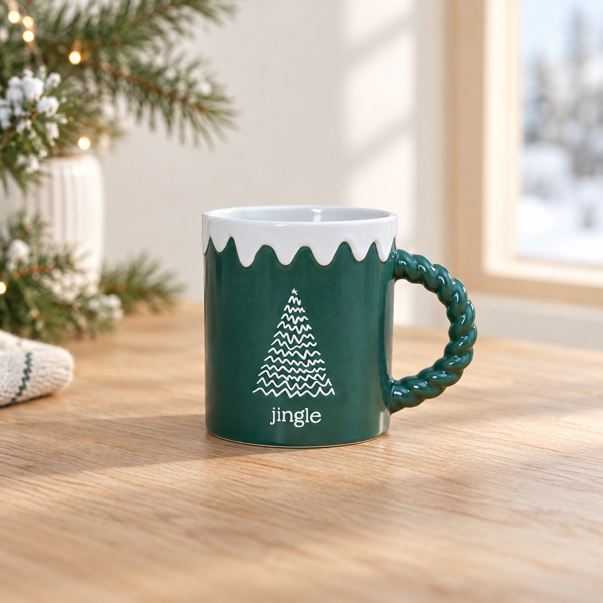 Jingle Green Mug