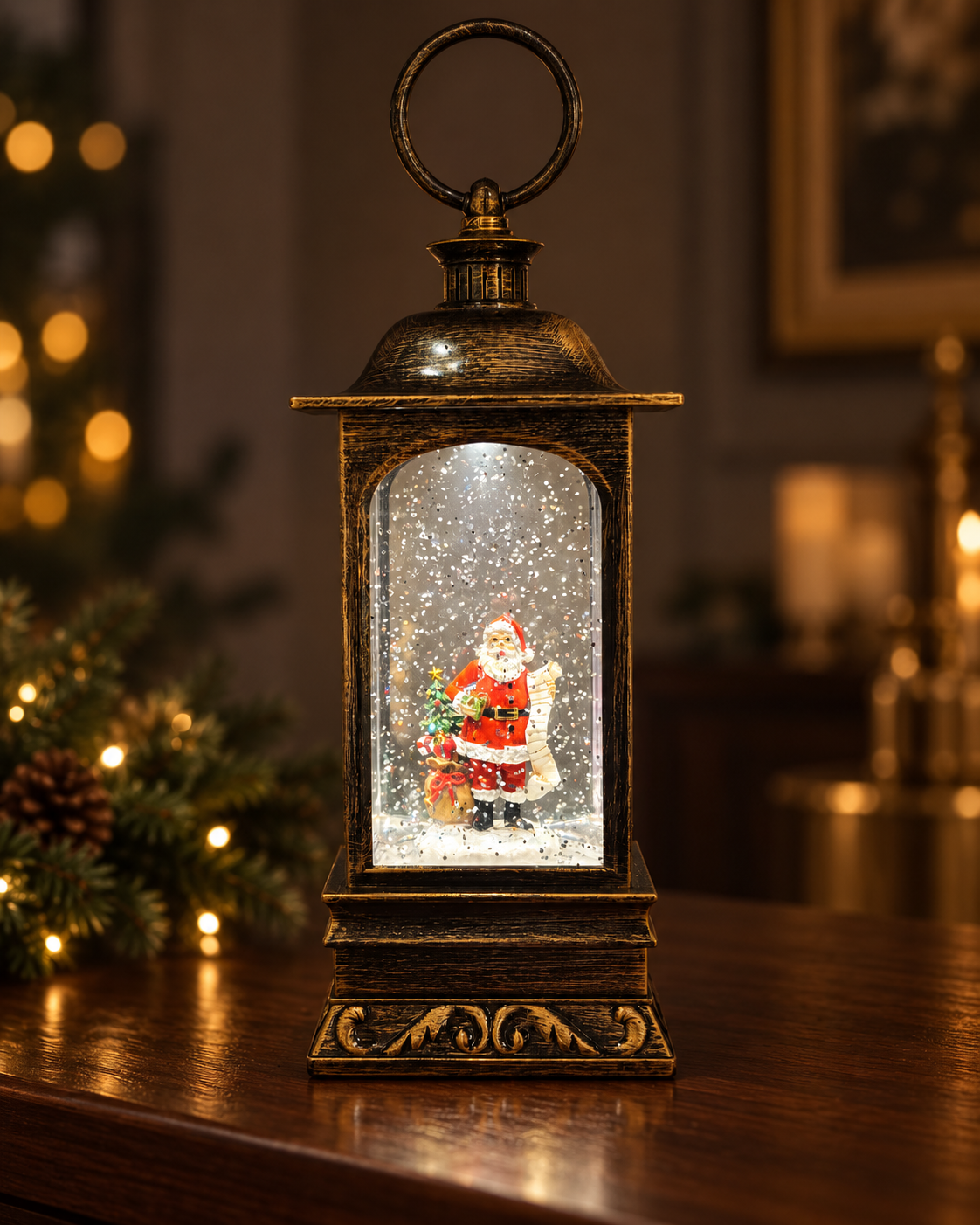 Santa Musical Water Lantern