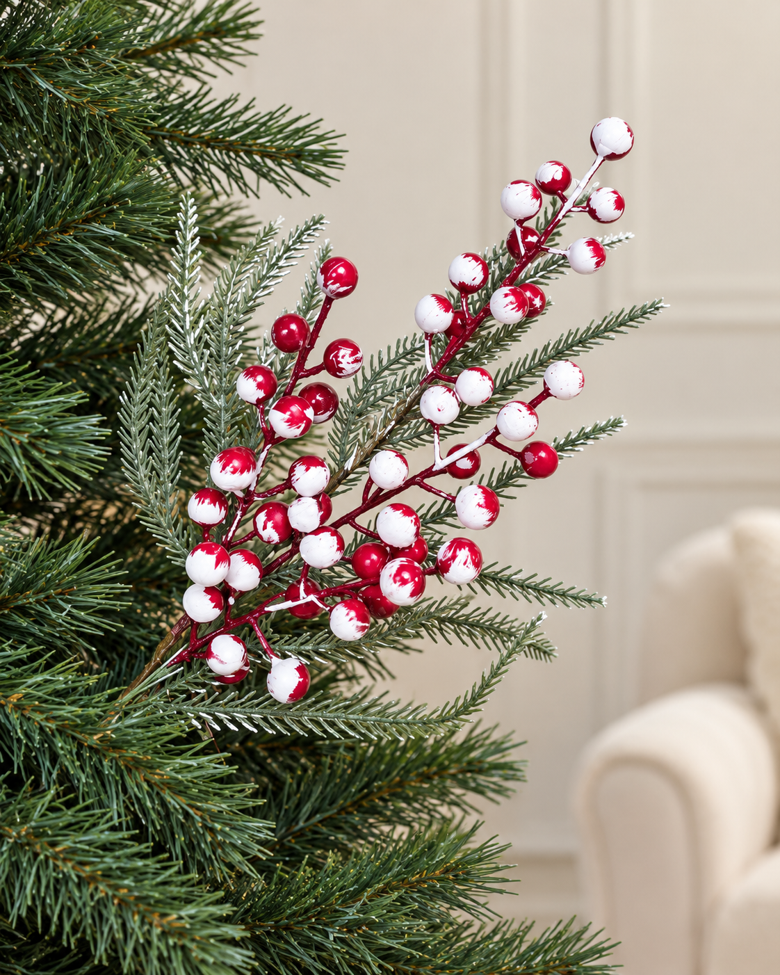 Frosted Berries Tree Pick