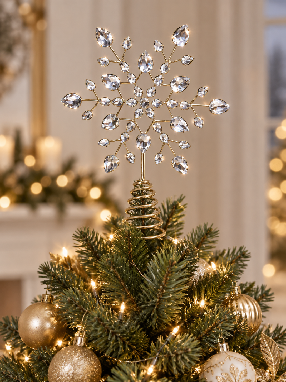 Crystal Treetop Star