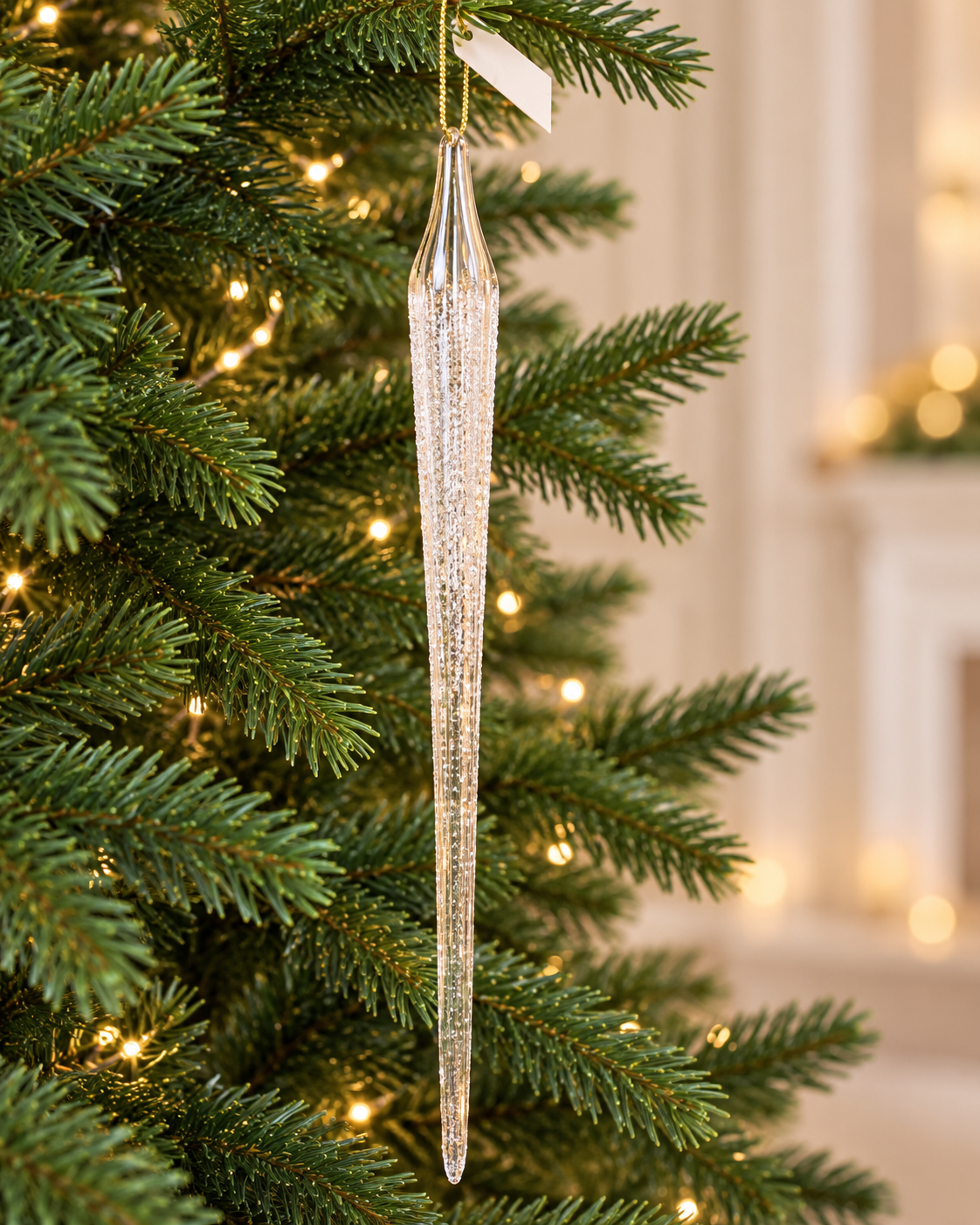Tear Drop Glass Ornament