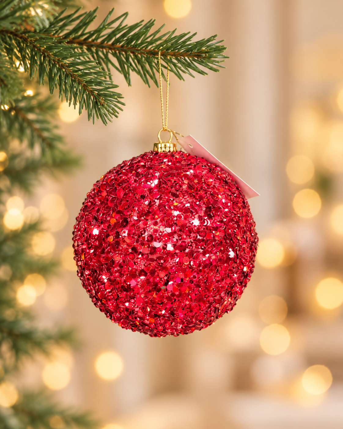 12CM Christmas Sequin Ball