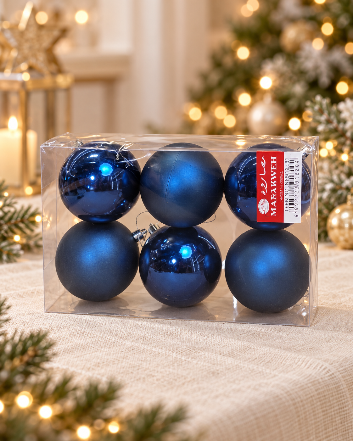 8CM Plastic Blue Ball Set