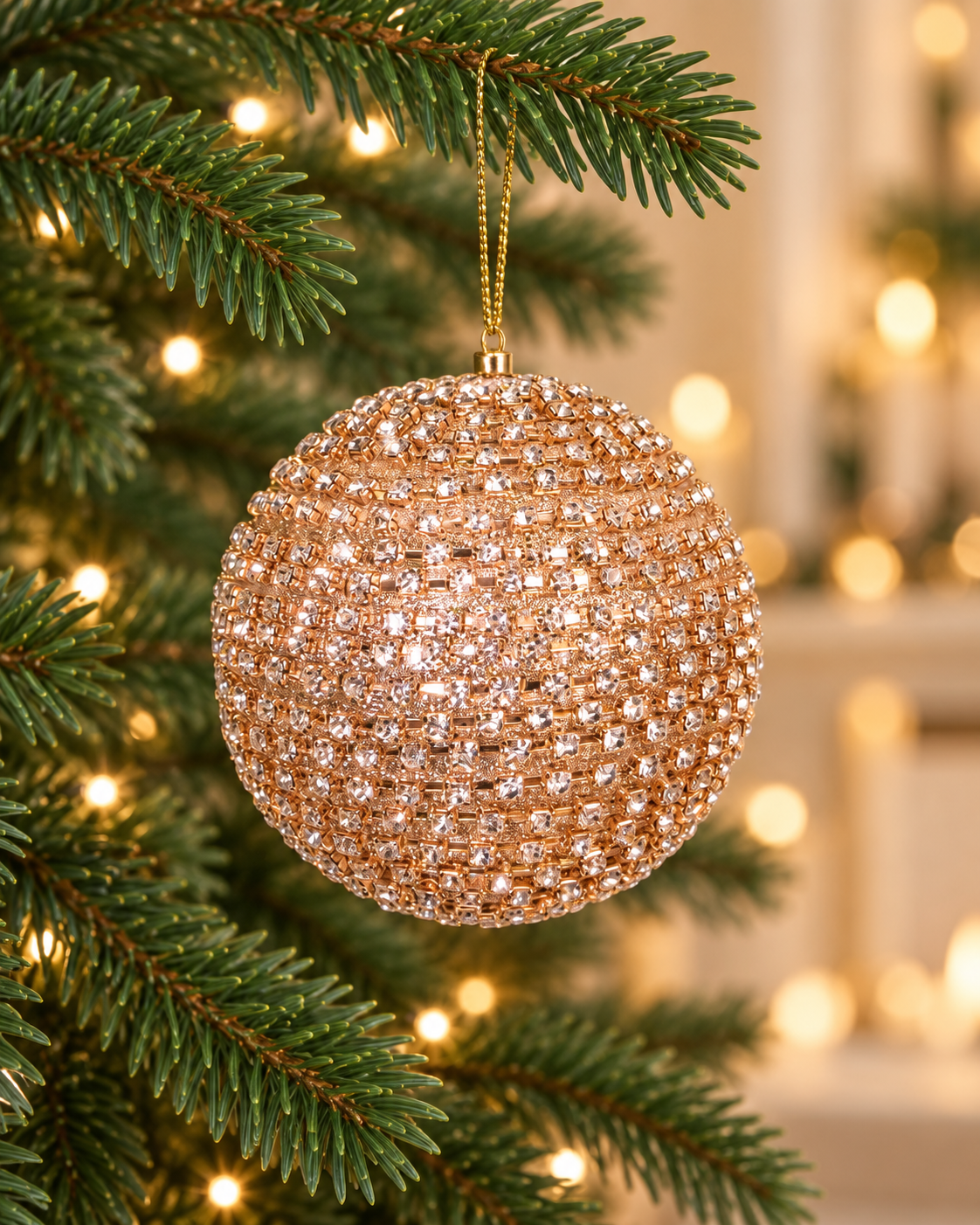 12cm Christmas Jeweled Ball