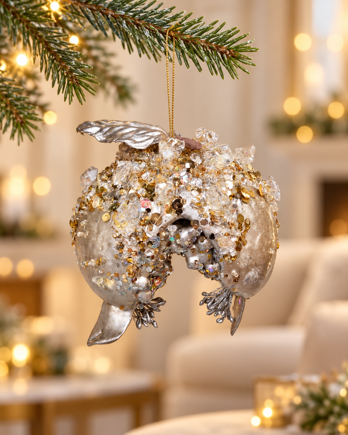 Jewelled and Crystal Encrusted Christmas Orna