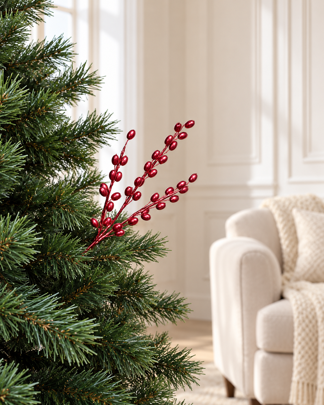 Red Pearls tree Pick