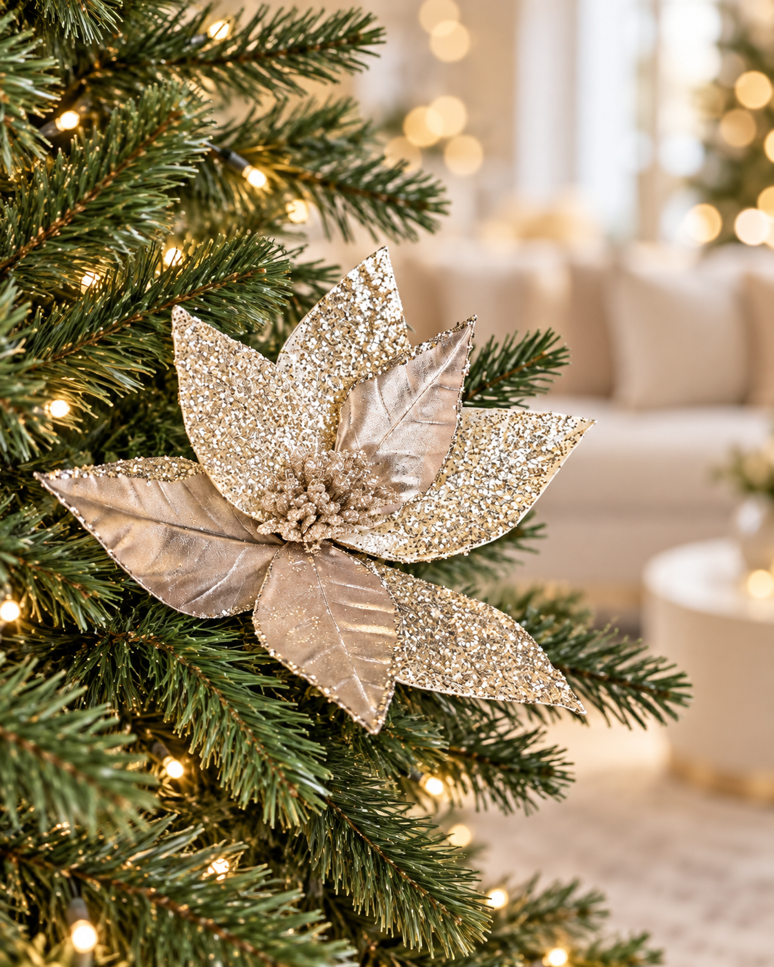 Champagne Flower Poinsettia.