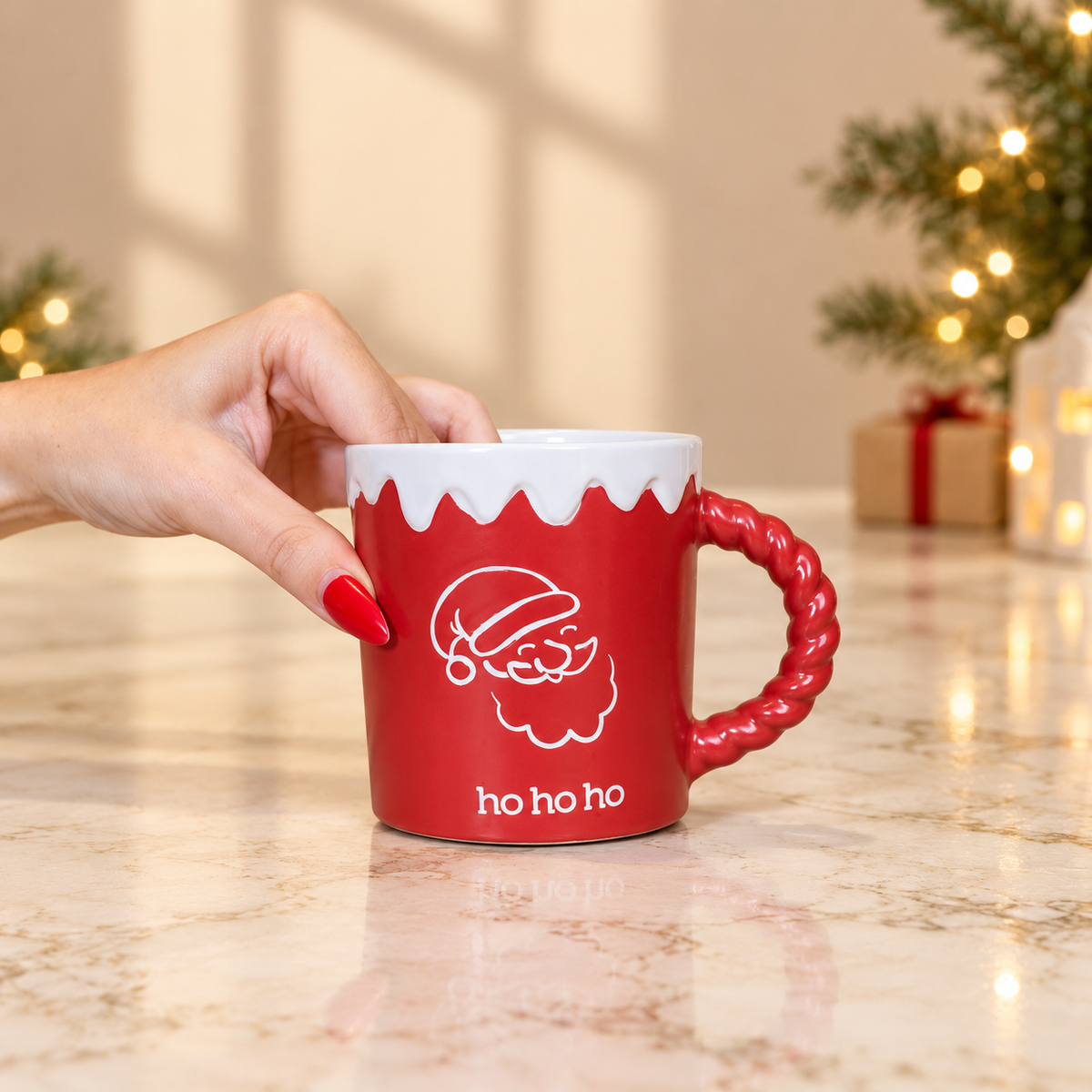 Red Ho Ho Ho Mug